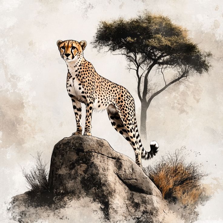 Cheetah artwork